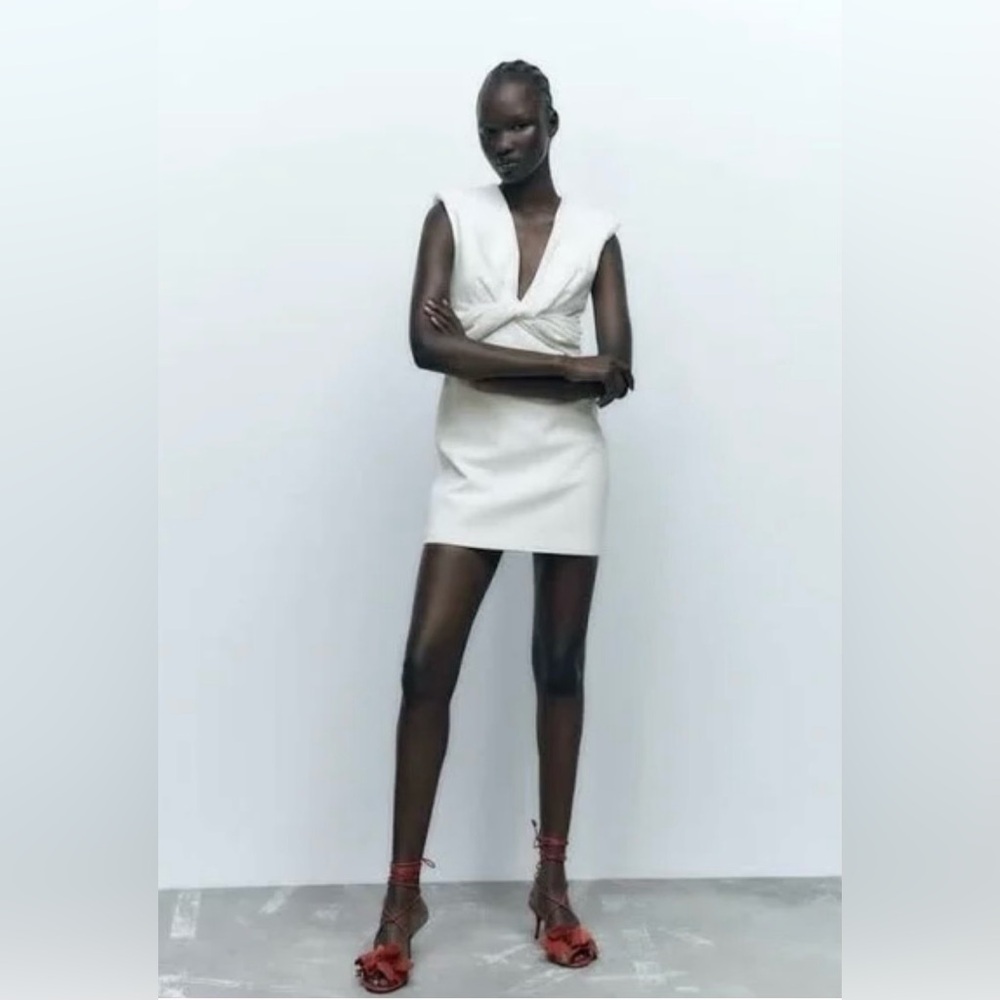 BRIDE White Zara, mini dress, size XXL